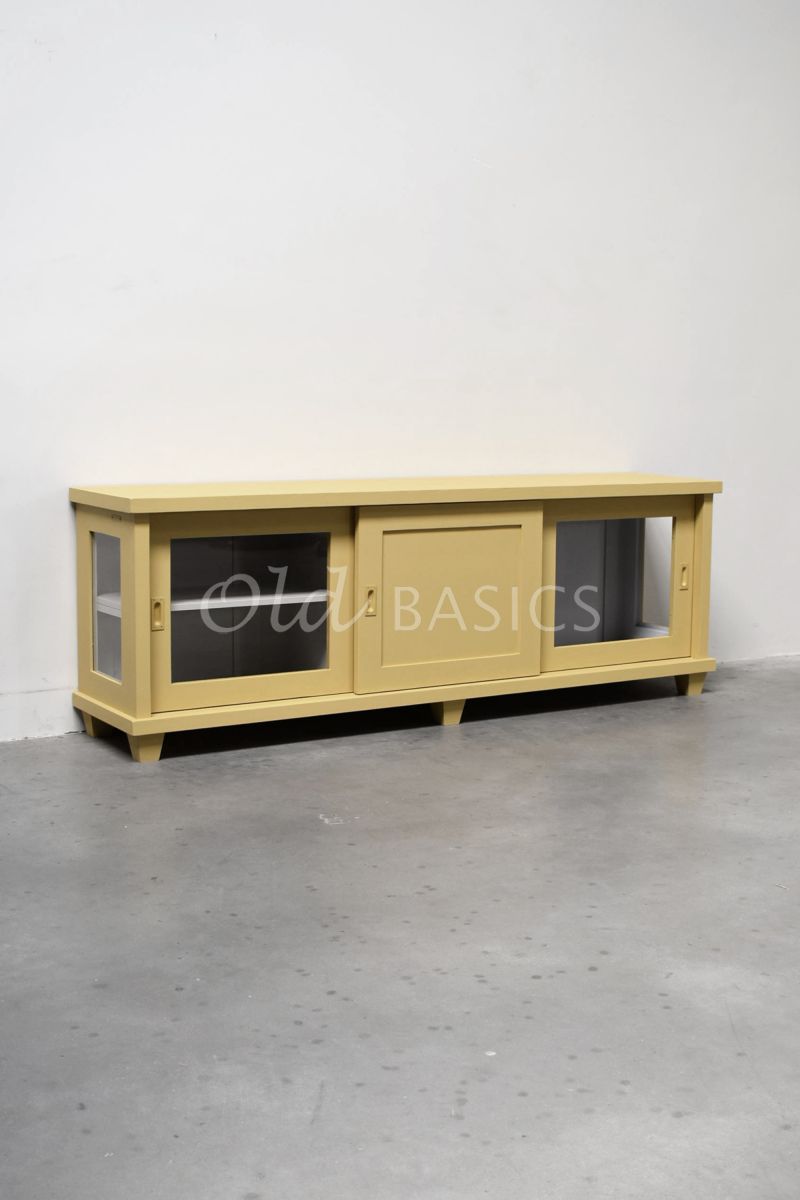 Dressoir Bordeaux Novi, 3 deuren, RAL1002, geel, materiaal hout